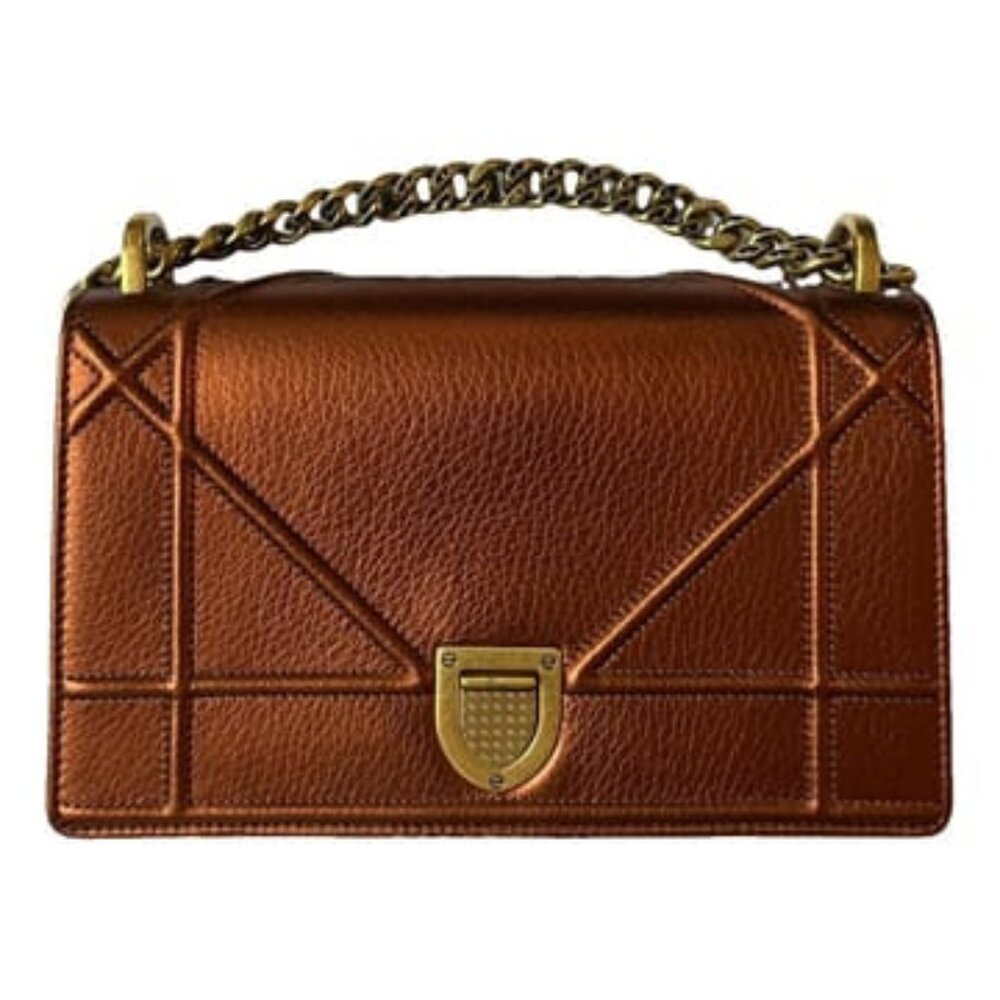 Dior Diorama leather clutch